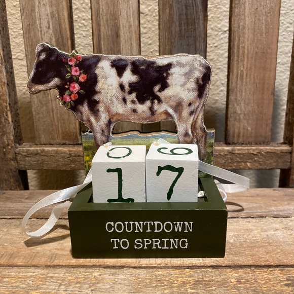 Cow Countdown Calendar To Spring Primitives By Kathy - Picture 3 of 11